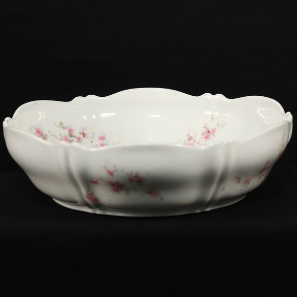 Theodore Haviland Limoges Antique Floral Serving Bowl Schleiger 159y Pate a Feu - Picture 6 of 11
